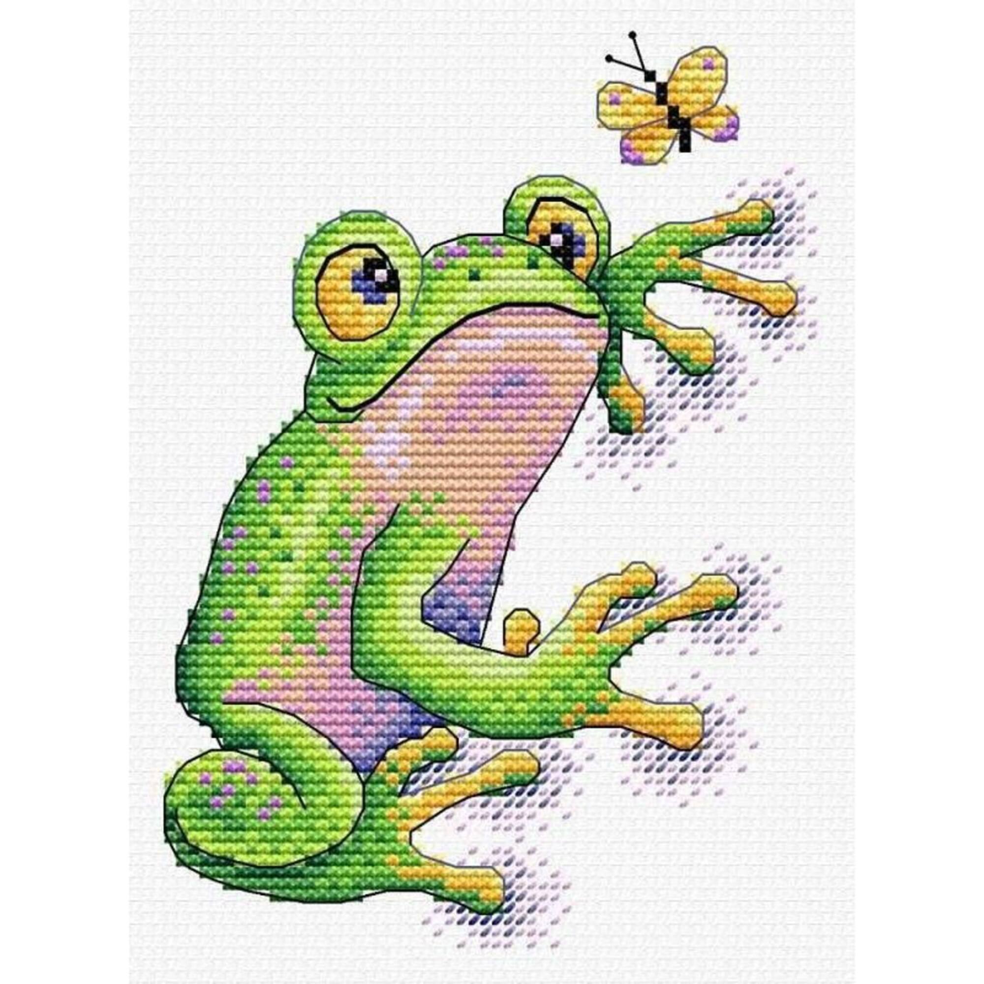 MP Studia Frog Cross Stitch Kit